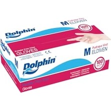 Trendexa Dolphin Beyaz Vinil Eldiveni Pudrasız M 100 Adet