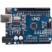 Trendexa Arduino Uyumlu Uno R3 Geliştirme Kartı, USB Kablo Hediyeli, CH340 Chip
