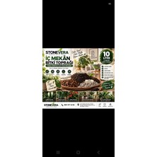 Stone Vera Stonevera 10 Litre Iç Mekân Bitki Toprağı | Torf + Hindistan Cevizi Kabuğu + Pomza | Organik, Kokusuz, Haşere Içermez | Saksı Bitkileri Için Özel Karışım