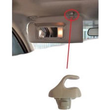 Jakuza Klips Güneşlik Tutucu Mandal Bej Honda Civic - Accord - Cr-V 1996-2011