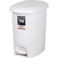 St. Morritz Mono Tone Pedallı Çöp Kovası Oval No:3 – 17 Lt BO645