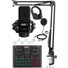 Trendexa MX-2020 Live Set Efektli Ses Kartı, Mikrofon Standı, Kayıt ve Canlı Yayın Seti (Pc ve Telefon)