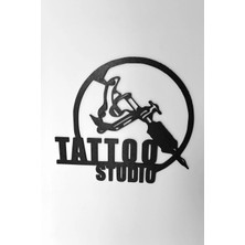 To Design Lab Tattoo Studio - Dövmeci Temalı Dekoratif Tablo