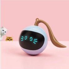 St. Morritz Akıllı Kedi Oyuncağı Kendi Kendine Otomatik Dönen USB Şarjlı Kedi Köpek Oyuncağı
