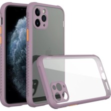 Edntrend Newface Iphone 11 Pro Max Kılıf Miami Şeffaf Silikon -  Mor