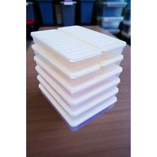 St. Morritz Saklama Kabı 8 Li Set Mikrodalgaya ve Derin Dondurucuya Girebilen Lüx Kutu 2,4 Lt ve 1,2 Lt