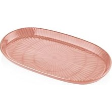 Trendexa Noon Somon Servis Tabakları, Oval 29 Cm, 2'li