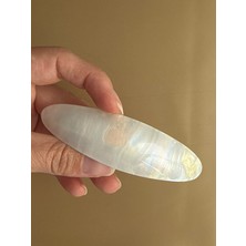 Bumelo Asetat Parlak Işıltılı Kemik Çıtçıtlı Toka