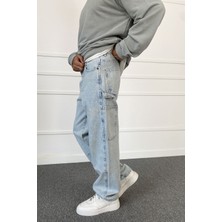 Alışveriş Sokağı Regular Kalıp Buz Mavisi Jean - Kot Pantolon
