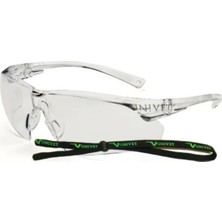 St. Morritz 505U.00.00.11 Buğulanmaz Koruyucu Şeffaf Gözlük + Gözlük Ipi.made In Italy.