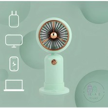 St. Morritz Yeni Nesil Şarjlı, Taşınabilir, Soğutucu Mini Ufo El Fanı, Vantilatör, USB Soğutucu