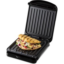 George Foreman GF-25800-56 Fit Grill Tost Makinesi 750 W Siyah Yanmaz Yapışmaz Kaplama Özellikli