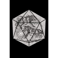 Trendexa Fenrir ve Sköll Kuzey Mitolojisi D20 Defteri, Dın A5 (6x9)