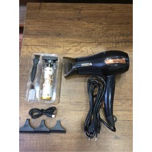 St. Morritz Mini Seyahat Saç Kurutma Makinesi+Saç Sakal Tıraş Makinesi Haır Şarjlı Mini 2 Ürün Birden