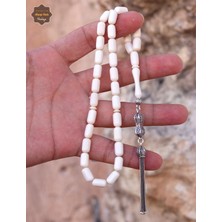 Midyat Nurtaş Gümüş Gümüş Püsküllü Kapsül Kesim Orijinal Fil Dişi Tesbih 201025859
