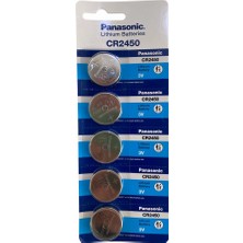 Elektronikçim CR2450 Lityum 3V Düğme Pil 5’li Kartela 5 Adet