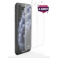 Emybox Apple Iphone 12/12PRO Uyumlu Kırılmaz Temperli Şeffaf Ekran Koruyucu Telefon Camı 2 Adet
