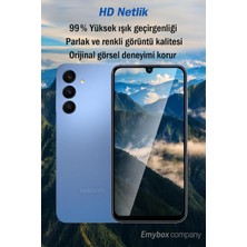 Emybox Samsung Galaxy A35 Uyumlu Şeffaf Temperli Cam Ekran Koruyucu 2 Adet