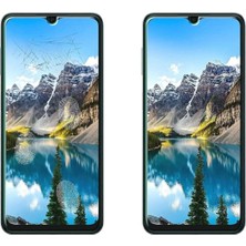 Emybox Galaxy A01 Uyumlu Şeffaf Kırılmaz Temperli Ekran Koruyucu Telefon Camı Koruma