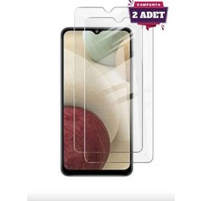 Emybox Samsung Galaxy A21S Şeffaf Kırılmaz Temperli Ekran Koruyucu Telefon Camı 2 Adet