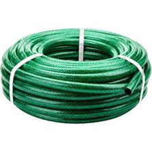 Trendexa 1/2" 25 Metre Örgülü Bahçe Hortumu, Dolanmaz, Kırılmaz, Yeşil