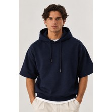 Alexander Gardi Cropped Kapüşonlu Kısa Kollu Sweatshirt