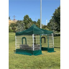 St. Morritz 3x3 mt Katlanır Gazebo Kış Bahçesi