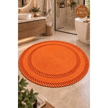 MaVaux Alessa Doğal Yuvarlak Hasır Jüt Kilim Dekoratif Örgü Kilim – Modern Bohem Tasarım, Şık ve Doğal Görünüm, Salon, Mutfak ve Antre Kullanımı Desenli, Dekoratif, Kilim, Salon Çeyizlik, Hediyelik