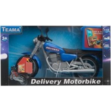 Trendexa Mavi Plastik Kurye Motosikleti Modeli