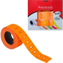 St. Morritz Makine Etiketi Turuncu Rb-Mtx-T ( 1 Adet Fiyatıdır)