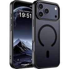 Kupa iPhone 17 Pro Max Kılıf Magsafe Kablosuz Şarj Renkli Kenar Darbe Emici Ultra Ince Silikon Kapak