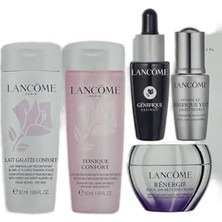 Trendexa 5'li Rutin Yüz Bakım Seti; Tonique Confort, Galatee Confort, Genifique Ultimate, Genifique Light Pearl, Renergie Cream