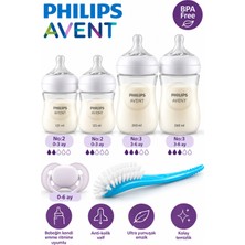 Philips Avent Natural Response Pp Biberon Seti – 4 Biberon + Ultra Air Emzik 0-6 Ay + Biberon ve Emzik Temizleme Fırçası