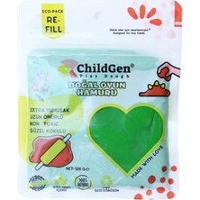 Trendexa Doğal Oyun Hamuru, Vakumlu Kartuş Paket, ), - Yeşil -, - (Ecopack-Refill