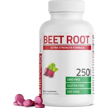 Bronson Beet Root Extra Strength Formula | 500MG - 250 Vegetarian Tablets