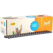 St. Morritz 10MM.SİYAH Delux Plastik Spiral 100 Adet