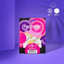 Trendexa Pododisk Uyumlu Yumuşak Tabanlı Yedek Törpü, 25 Mm, 100 Grit, 50'li