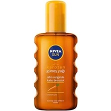 Trendexa Karoten Özlü Yoğun Bronzlaştırıcı Güneş Yağı Spreyi 200 Ml, Nemlendirici Güneş Sonrası Spreyi 200 ml