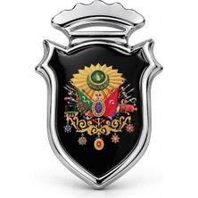 Ventoze 2 Adet Elite Arma Araç Sticker Ayna Pleksi 5,5x4 cm | Tuğra