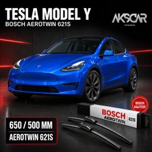 Akscar Tesla Model Y Bosch Aerotwin 621S Ön Silecek Takımı 650/500 mm