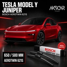 Akscar Tesla Model Y Juniper Bosch Aerotwin 621S Ön Silecek Takımı 650/500 mm