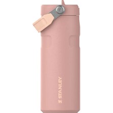 Stanley The Iceflow Bottle Flip Straw 2.0 0.47L Pipetli Termos 10-12110-0215 Pembe