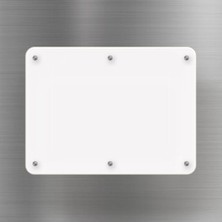 Trendexa Mıknatıslı Silinebilir Buzdolabı Panosu (Beyaz) | Mıknatıslı