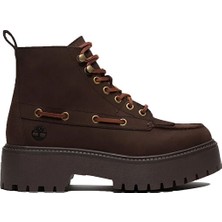 Timberland Stone Street Mıd Lace Up Boot Kadın Günlük Bot TB0A27YZW071 Kahverengi