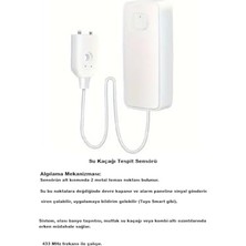 Trendexa Tuya Smart Uyumlu Wifi Destekli Akıllı Kaçak Su Sensörü + 2 Pil