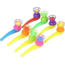 Trendexa 50 Adet (1 Paket) Pipo Şeklinde Havalanan Uçan Top Üflemeli Top Nefes Açıcı Nostaljik Oyuncak