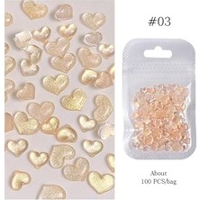 Trendexa Tırnak Süsleme Nail Art Charm Kalp (56263-3) 4593