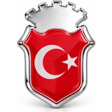 Ventoze 2 Adet Elite Arma Araç Sticker Ayna Pleksi 5,5x4 cm | Bayrak