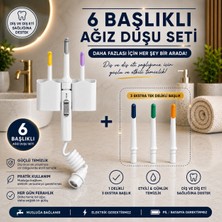 Ghdent GH15 Manuel Ağız Duşu 6 Başlıklı Özel Set / Askılıklı Set (Bpa Free, Fda Kriterli)