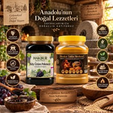 Bozkır Tahin Merkezi Yerli Susam Ata tohumu Taş Değirmen Tahini 935 gr & Köy Üzüm Pekmezi 950 gr(katkısız&doğal)
